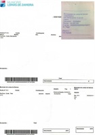 Recibo por derechos de oficina, pago